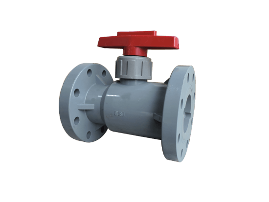 Manual Integral Flange End Plastic Ball Valve 04