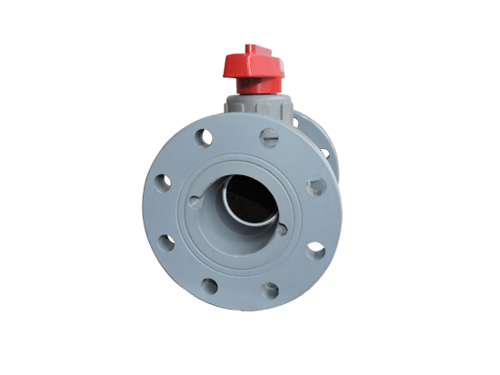 Manual Integral Flange End Plastic Ball Valve 03