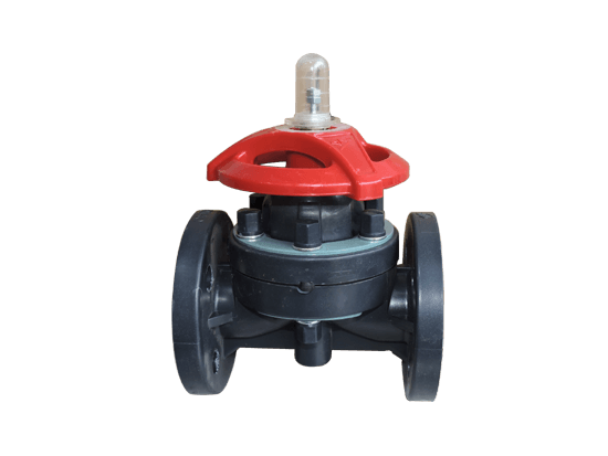  Manual Plastic Flange End Diaphragm Valve 04