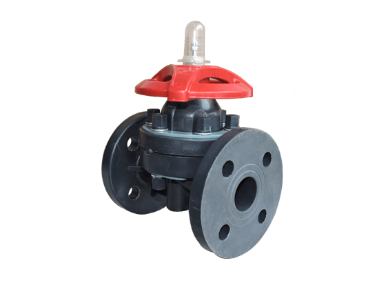  Manual Plastic Flange End Diaphragm Valve 03