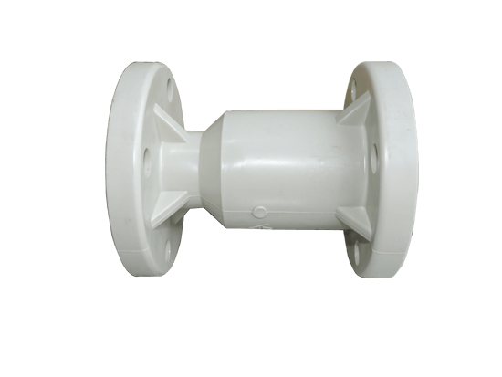Plastic floating ball type check valve 01