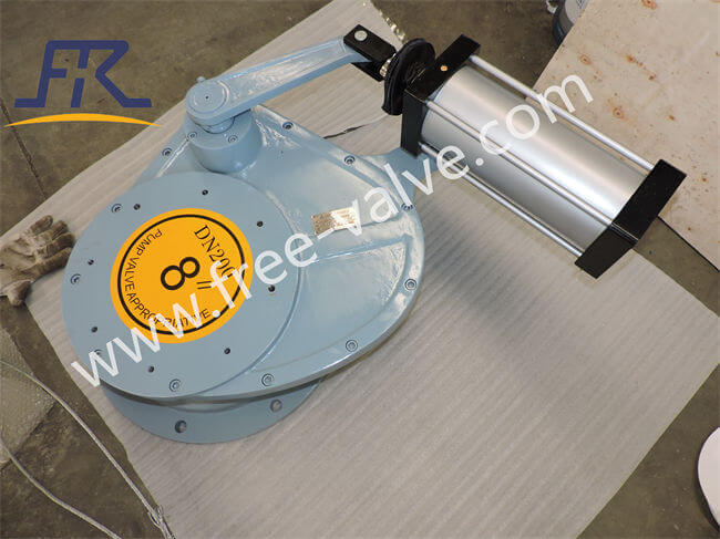 Pneumatic Anti wear Ceramic Lined Rotary Gate Valve