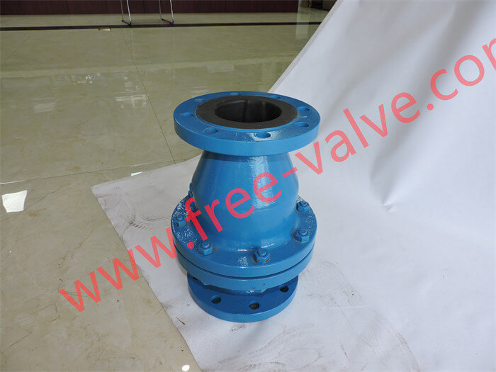 FRH44J Flange End Rubber Fluorine Polymer Lined Swing Check Valve