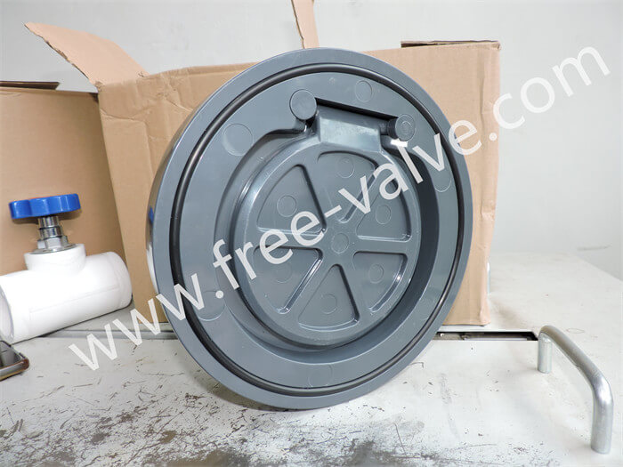 FRH74X UPVC PVC Wafer Swing Check Valve for Water Treatmen