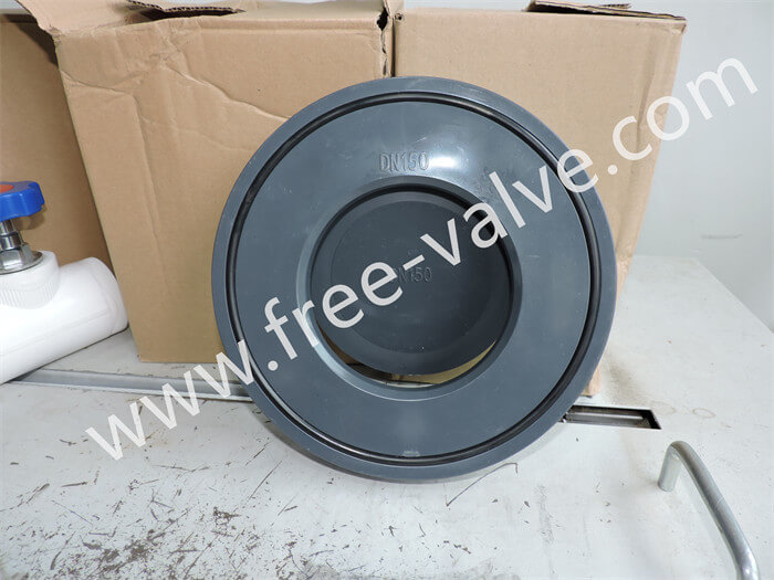 FRH74X UPVC PVC Wafer Swing Check Valve for Water Treatmen