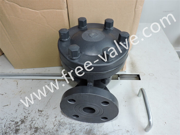 FRH44S Plastic PVDF UPVC Double Flange End Swing Non-Return Check Valve