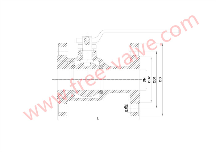 pneumtaic integral plastic ball valve