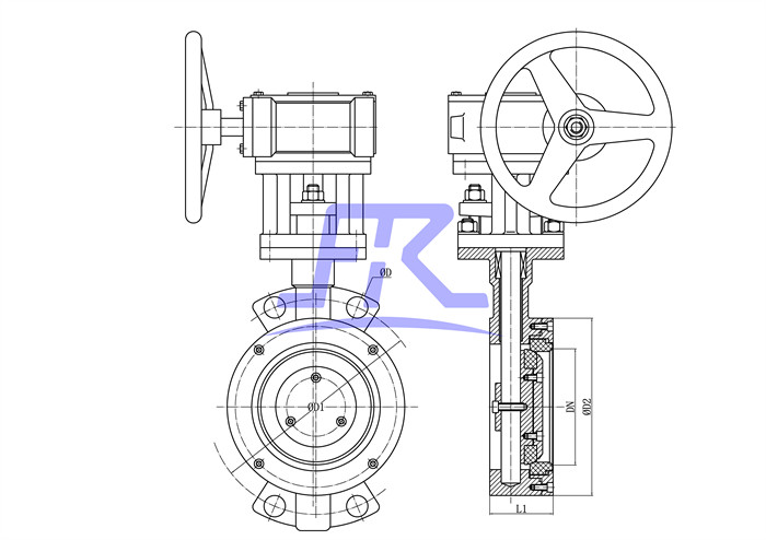 ceramic lined butterfly valve