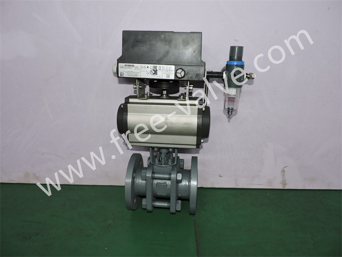 Ceramic Lined Composite Ball Valve with Pneumatic Operating