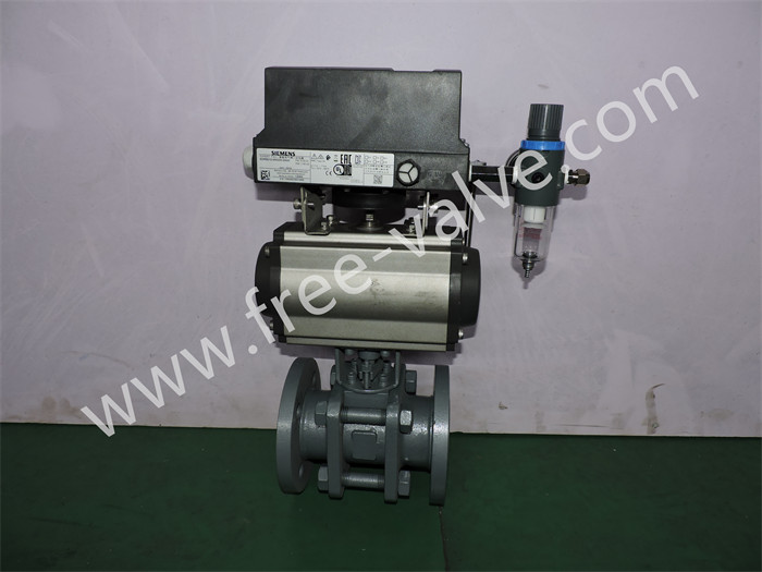 Ceramic Lined Floating Ball Valve with Pneumatic Control Operating