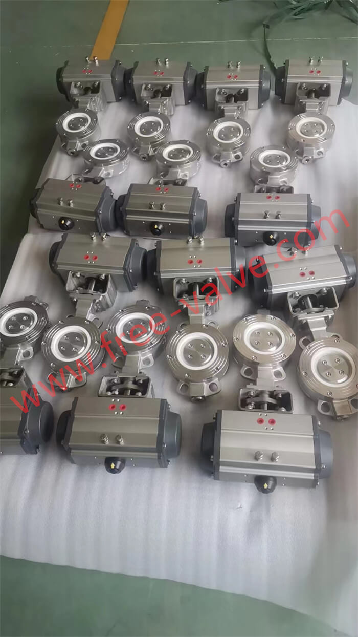 Pneuamtic Ceramic Lined Butterfly Valves