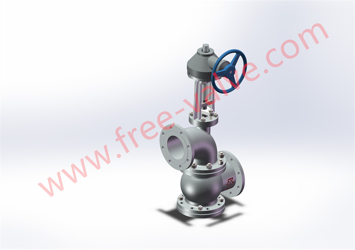 Flanged Three-way Changeover Slurry Globe Valve FRJ543Y