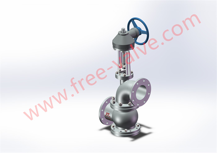 Flanged Three-way Changeover Slurry Globe Valve FRJ543Y