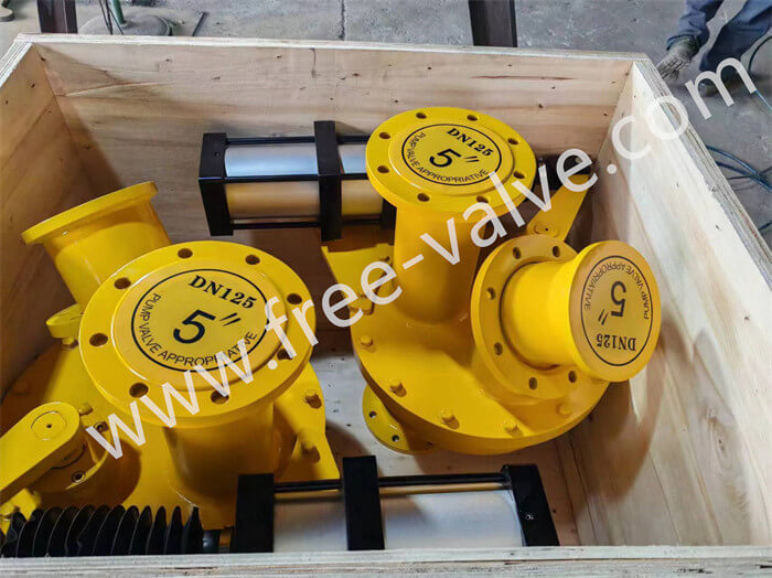 Ceramic Lined three-way switch Valve For Ash And Powder