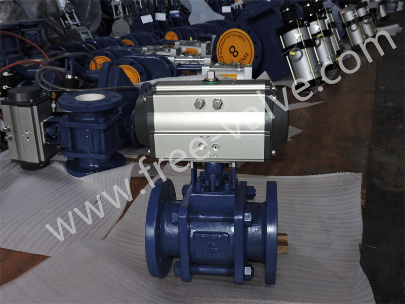 Fully Ceramic Lined Ball Valve with  Zirconia ZrO2 Ceramic Ball