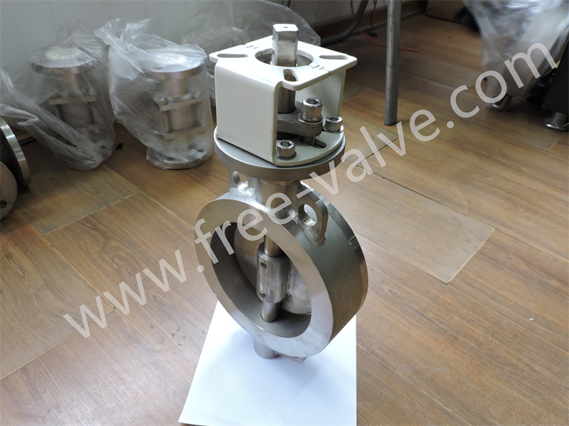 Wafer Type Ceramic Lined Butterfly Valves For Abrasive Slurry