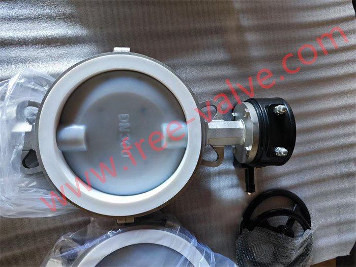 Wafer Type PFA Lined butterfly valves For Corrosive medium