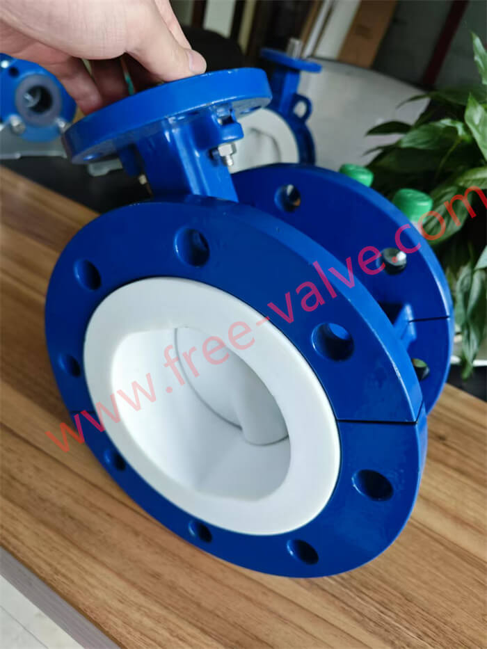 Fully Fluorine Lined Ptfe Butterfly Valve Fully Fluorine Lined Butterfly Valve Fluorine Lined