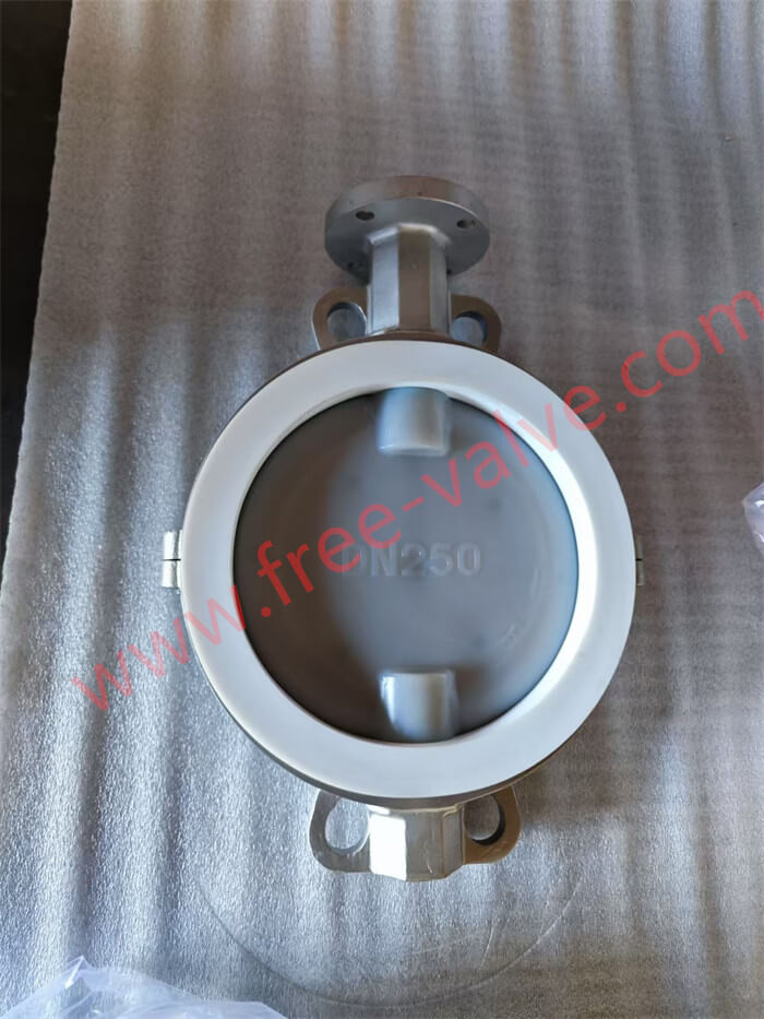 Pfa Lined Butterfly Valves Ptfe Lined Butterfly Valves Wafer Type Pfa Lined Butterfly Valves