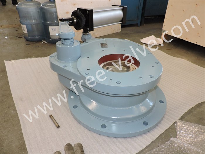 Pneuamtic swing Knife gate valve for Pneumatic Conveying and heavy duty material