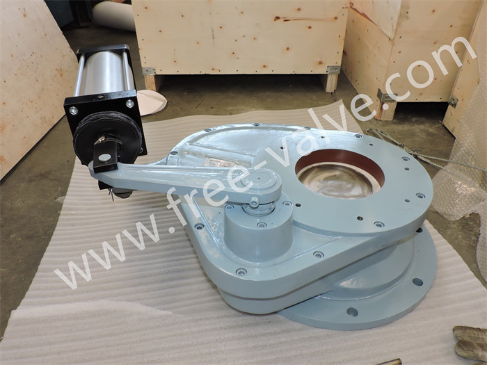 Pneuamtic swing Knife gate valve for Pneumatic Conveying and heavy duty material