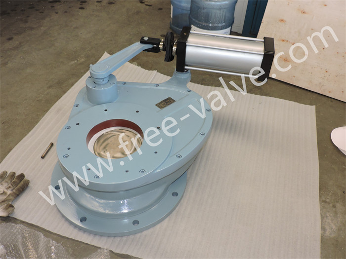 Pneuamtic swing Knife gate valve for Pneumatic Conveying and heavy duty material